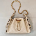 Chanel AS5631 Mini Hobo Calfskin & Gold-Tone Metal Beige - Default Title - View 1