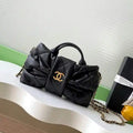 Chanel AS5849 Mini Bow Bag Lambskin & Gold-Tone Metal  Black