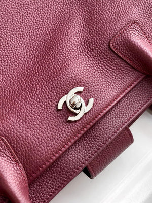 Chanel AS6055 Cerf Leather Exterior Small Tote Bags Bag Wine Red - Default Title - View 5