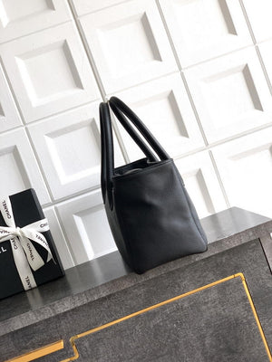 Chanel AS6055 Cerf Leather Exterior Small Tote Bags Bag Black - Default Title - View 2
