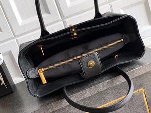 Chanel AS6055 Cerf Leather Exterior Small Tote Bags Bag Black - Default Title - View 8