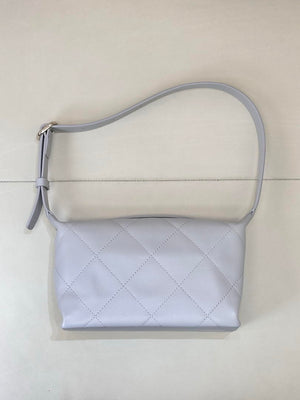 Chanel AS6138 Hobo Handbag Shiny Lambskin & Gold-Tone Metal Light Purple - Default Title - View 7