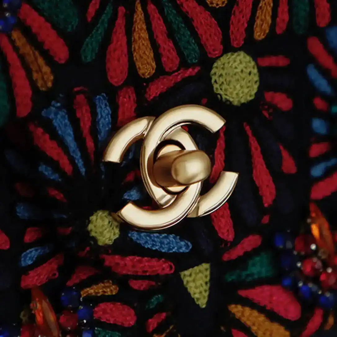 Chanel AS6176 25A x Murakami Sunflower Mini Flap bag