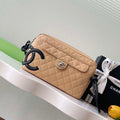 Chanel AS6326 Vintage Camera Case Bag Lambskin Apricot - Default Title - View 1