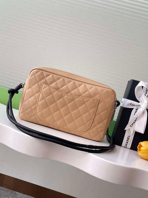 Chanel AS6326 Vintage Camera Case Bag Lambskin Apricot - Default Title - View 2