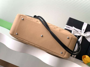 Chanel AS6338 Airport Bag 25P Shopping Bag Apricot - Default Title - View 4