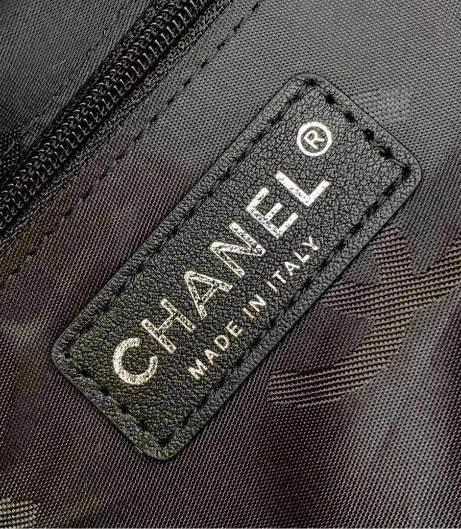 Chanel AS6338 Airport Bag 25P Shopping Bag Apricot