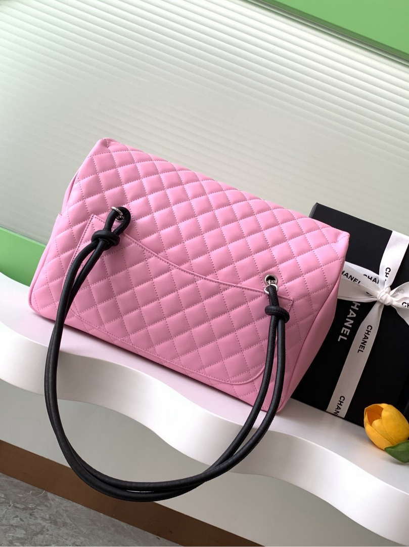 Chanel AS6338 Airport Bag 25P Shopping Bag Pink