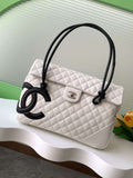 Chanel AS6338 Airport Bag 25P Shopping Bag White