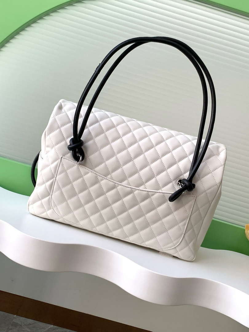 Chanel AS6338 Airport Bag 25P Shopping Bag White