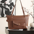 Chanel AS6483 Cabas calfskin Gold-Tone Metal Gold Brown