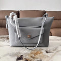 Chanel AS6483 Cabas calfskin Gold-Tone Metal Ligth Blue