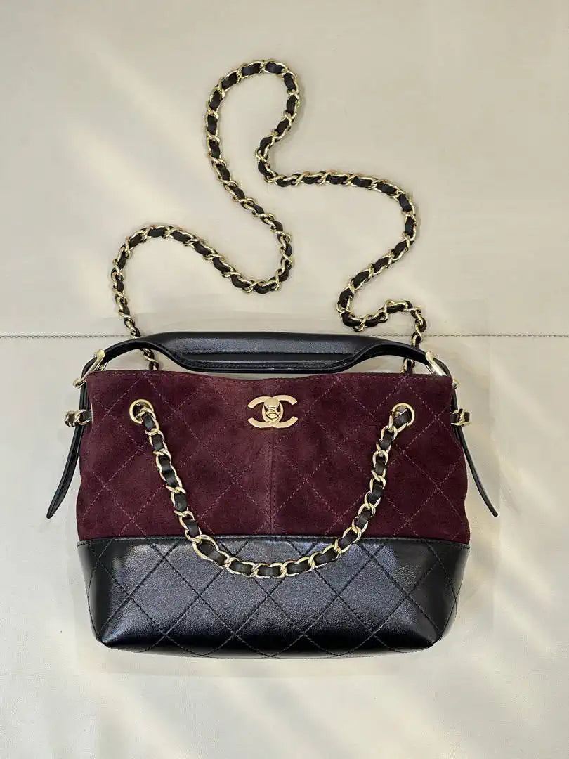 Chanel AS6633 Mini Tote Dark Brown