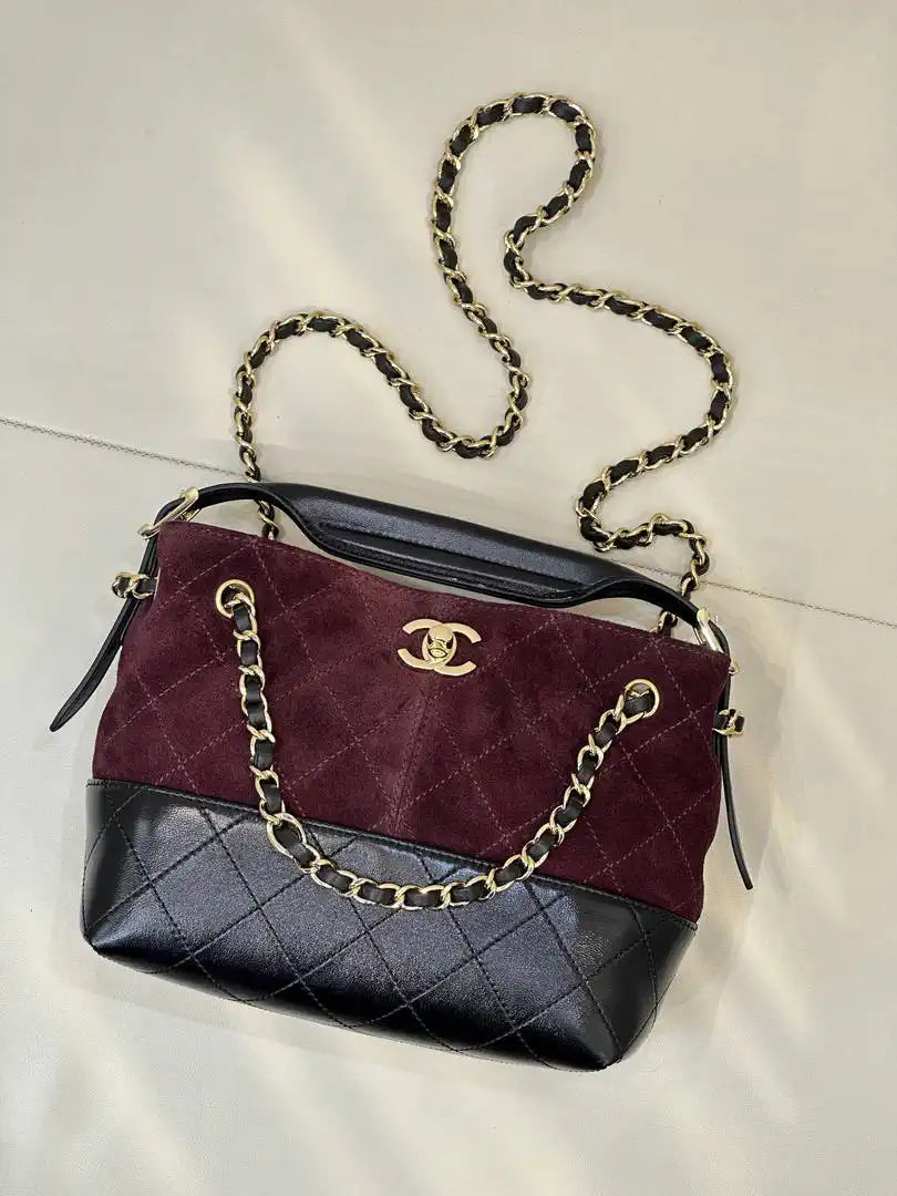 Chanel AS6633 Mini Tote Dark Brown