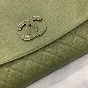 Chanel AS8095 Chanel Flap bag Calfskin Green - Default Title - View 4
