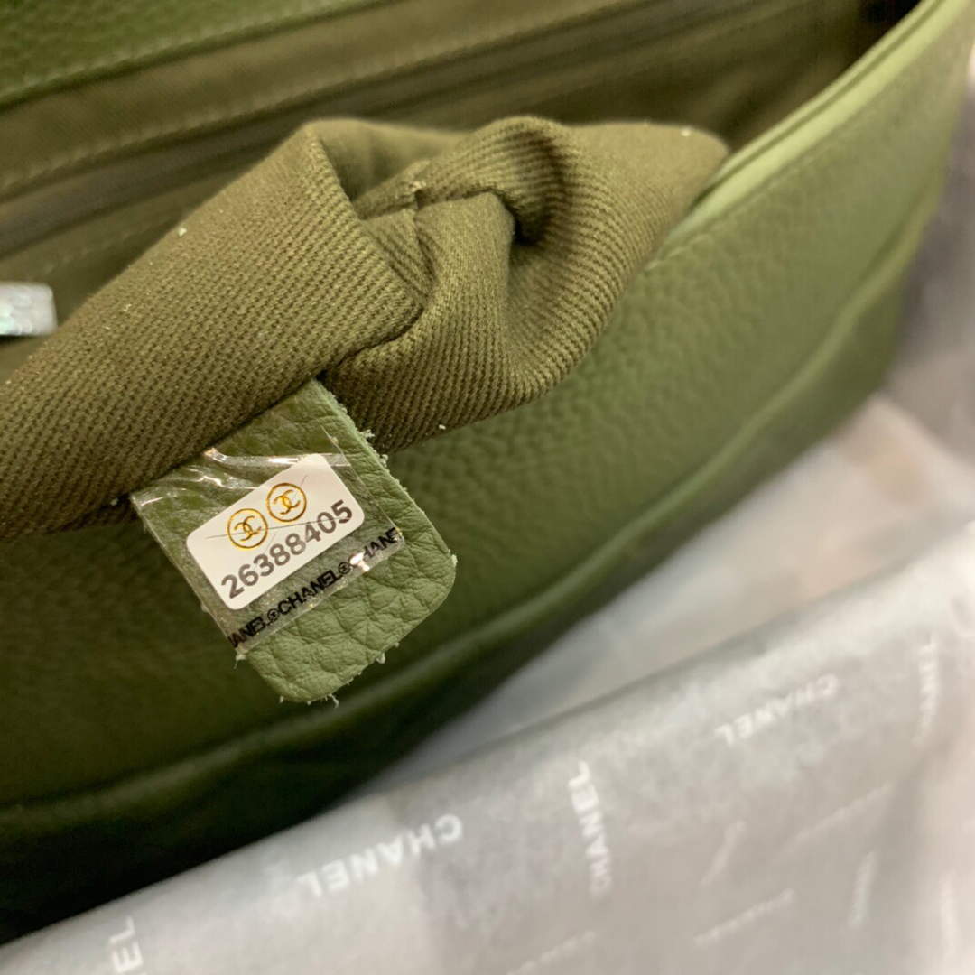 Chanel AS8095 Chanel Flap bag Calfskin Green - Default Title - View 9