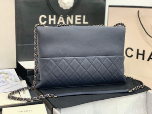Chanel AS8095 Chanel Flap bag Calfskin Navy blue - Default Title - View 4