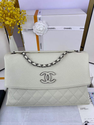 Chanel AS8095 Chanel Flap bag Calfskin White - Default Title - View 2