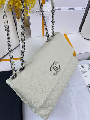 Chanel AS8095 Chanel Flap bag Calfskin White - Default Title - View 4