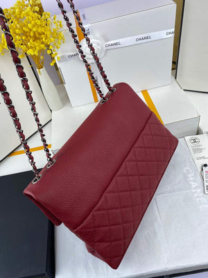 Chanel AS8095 Chanel Flap bag Calfskin Wine Red - Default Title - View 7