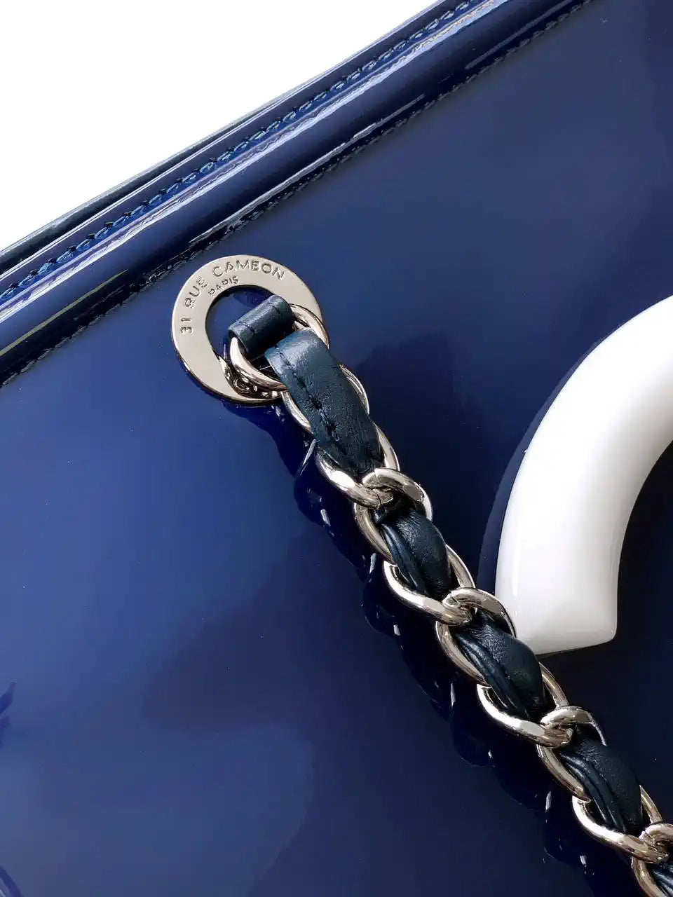 Chanel AS8806 Lipstick Tote Bag Blue