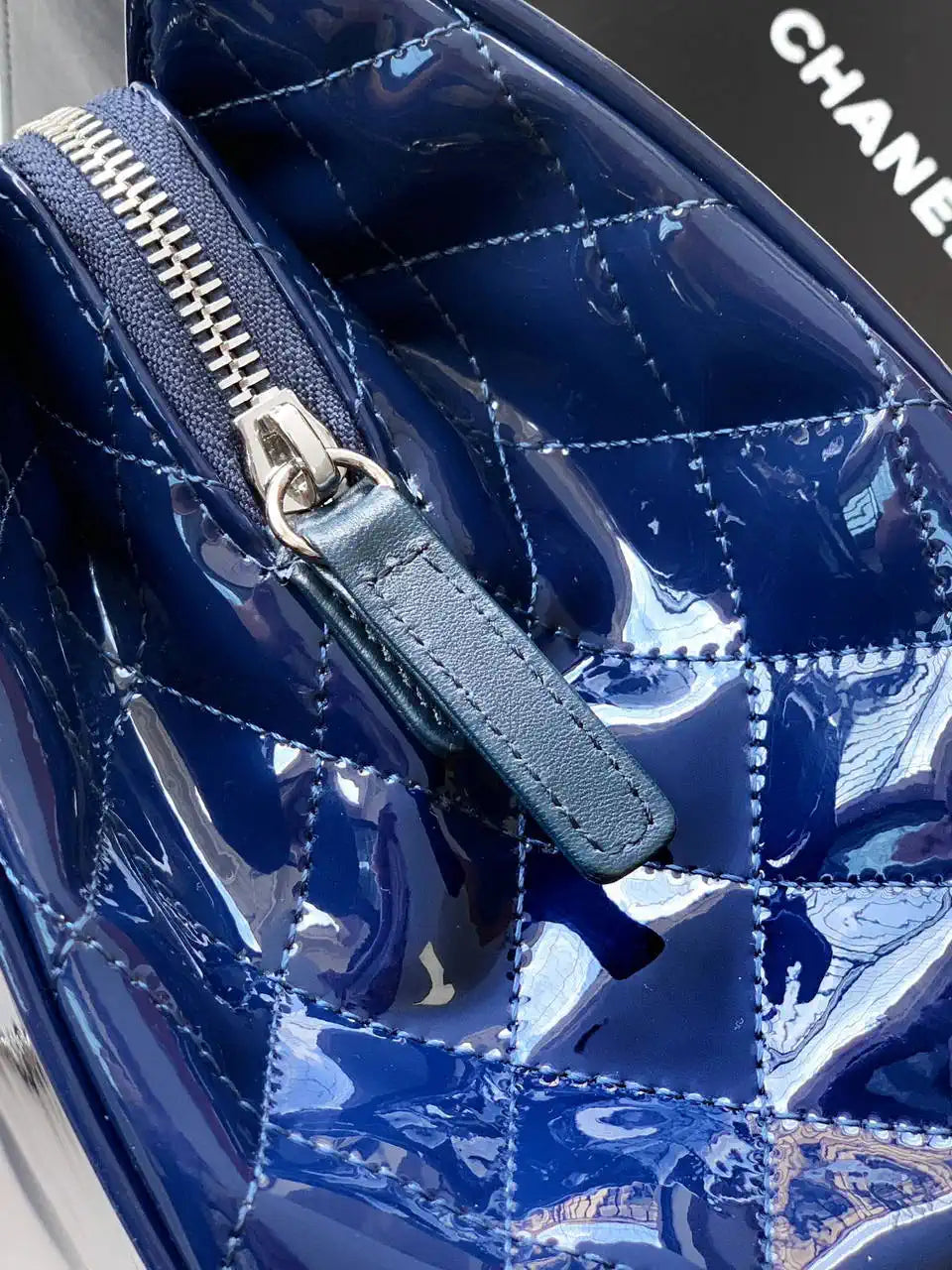 Chanel AS8806 Lipstick Tote Bag Blue