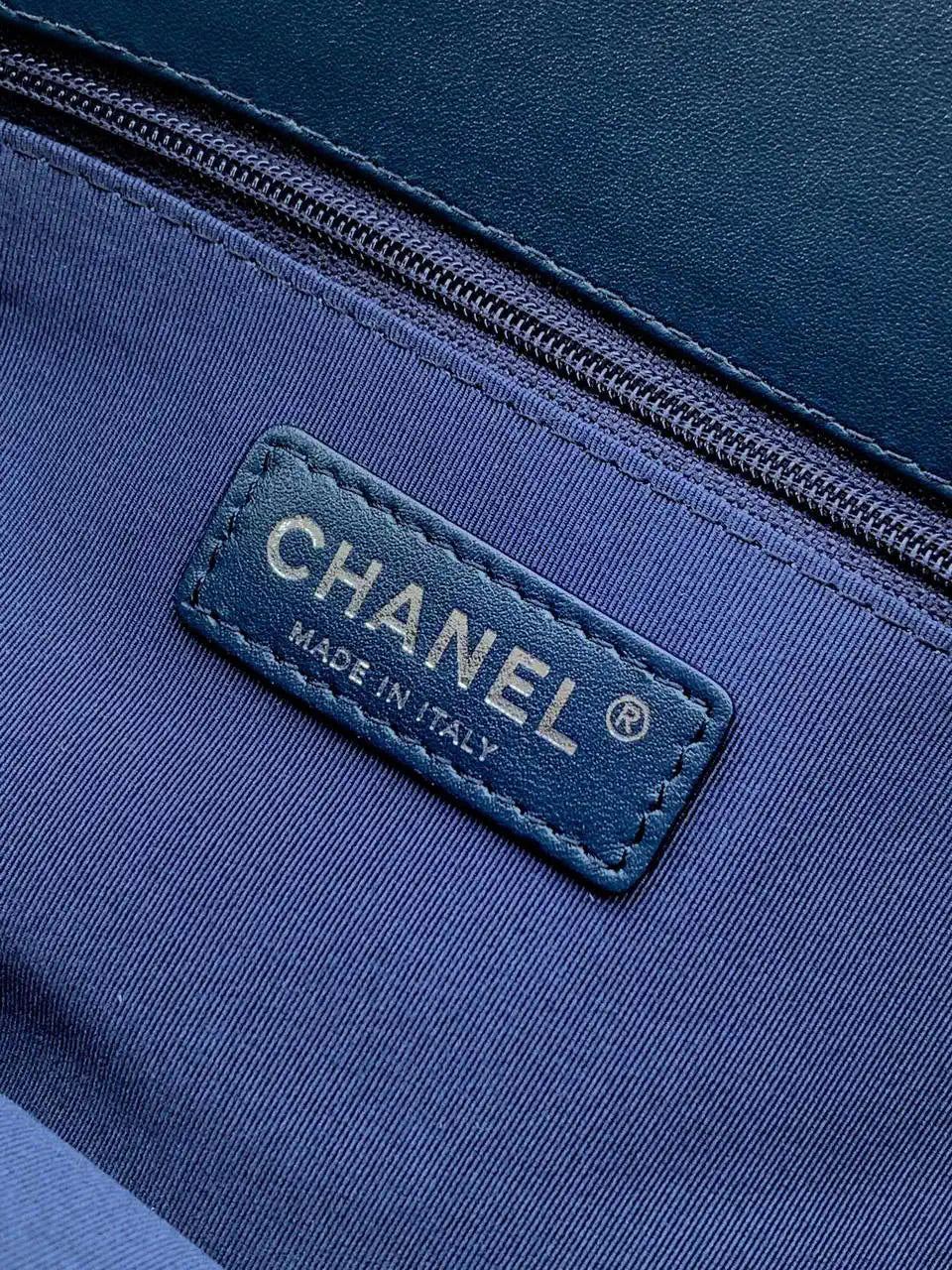 Chanel AS8806 Lipstick Tote Bag Blue