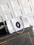 Chanel AS8806 Lipstick Tote Bag White