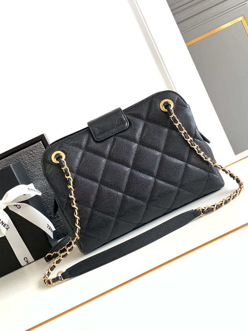 Chanel AS8890 24A MAXI Mini Shopping Bag Black Calfskin - Default Title - View 4