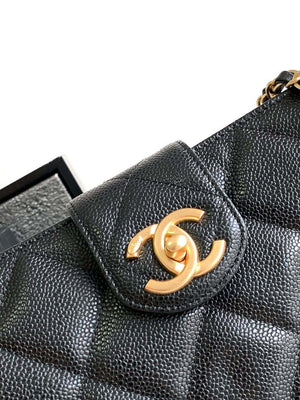 Chanel AS8890 24A MAXI Mini Shopping Bag Black Calfskin - Default Title - View 6