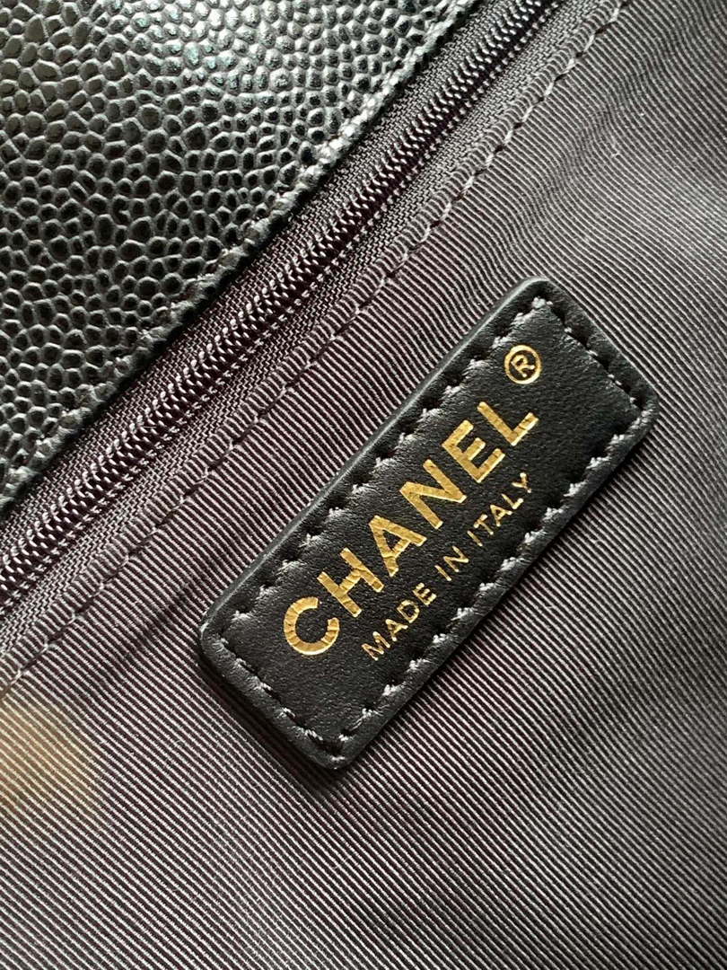 Chanel AS8890 24A MAXI Mini Shopping Bag Black Calfskin - Default Title - View 10