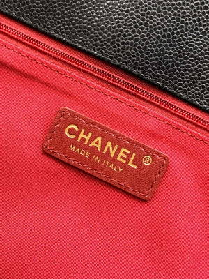 Chanel AS8890 24A MAX Shopping Bag Black Calfskin - Large Size: 29 X 40 X 17 cm - View 9