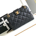 Chanel AS8890 Lambskin 24A MAX Mini  Shopping Bag Black - Default Title - View 1