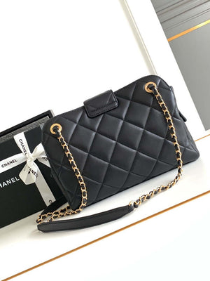 Chanel AS8890 Lambskin 24A MAX Mini  Shopping Bag Black - Default Title - View 4