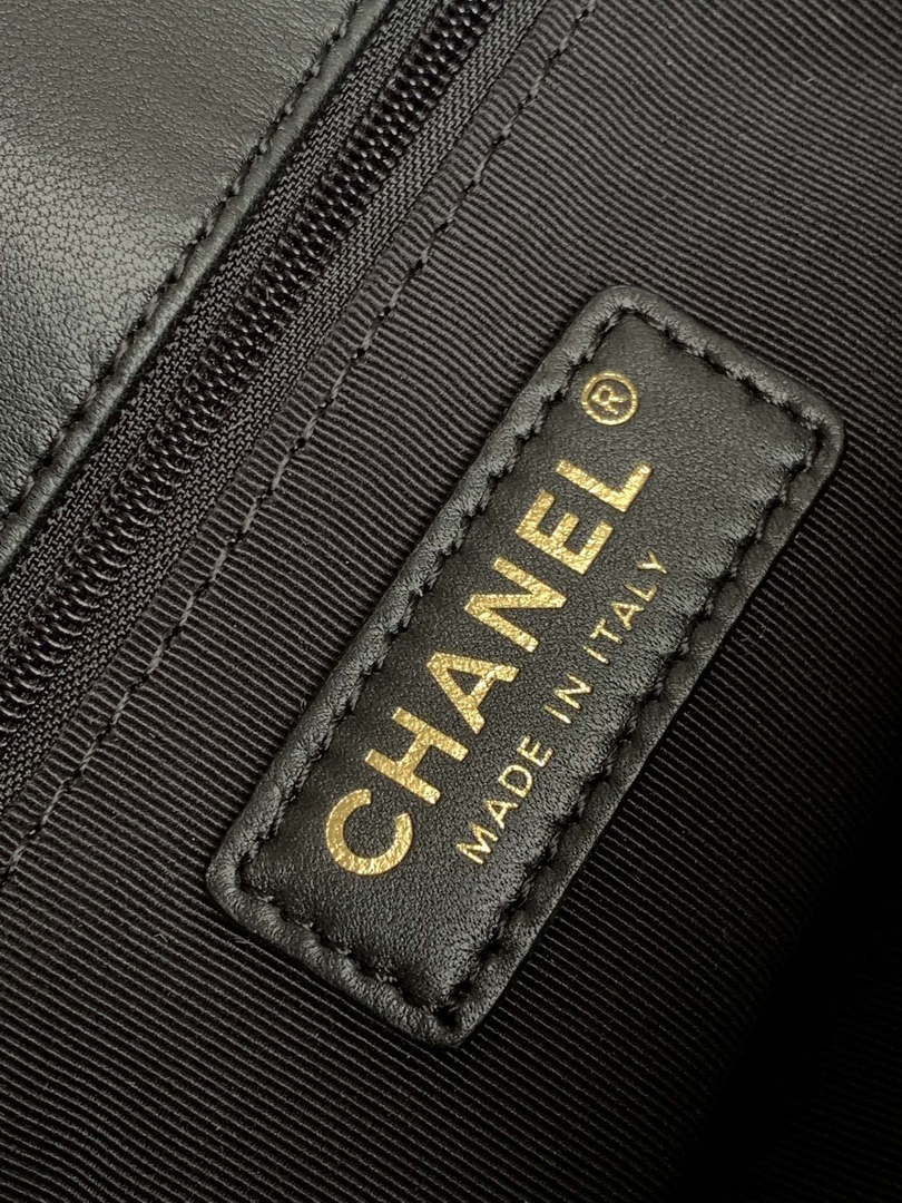 Chanel AS8890 Lambskin 24A MAX Mini  Shopping Bag Black