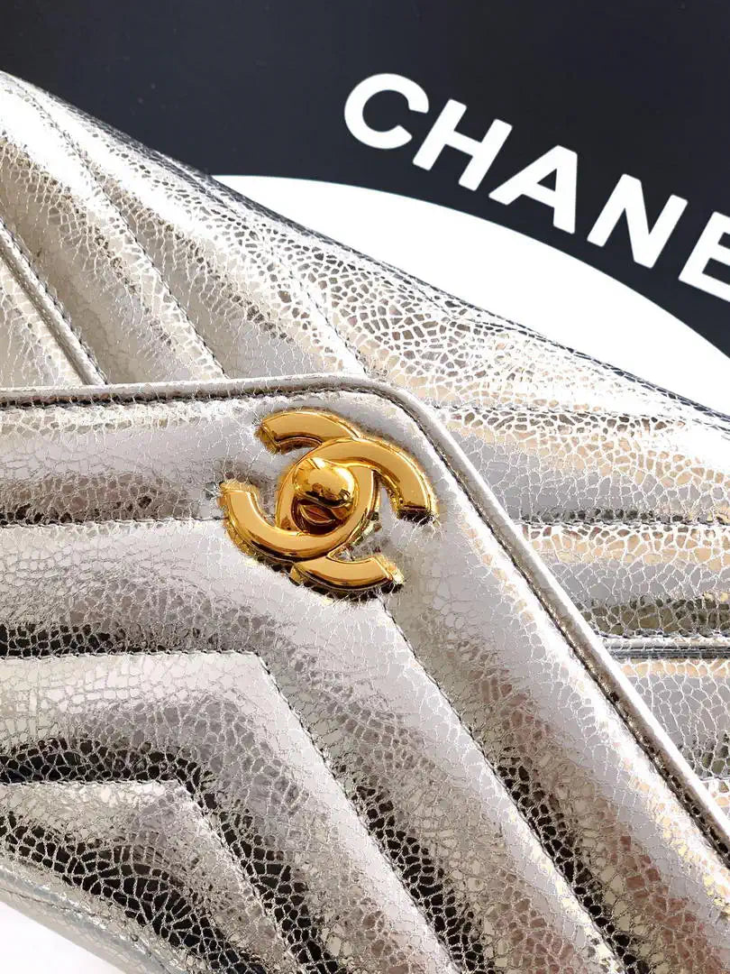 Chanel AS9100 26X Series Clutch Bag AS6646 Silver