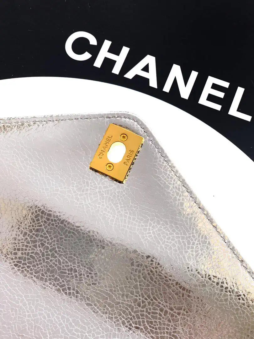 Chanel AS9100 26X Series Clutch Bag AS6646 Silver