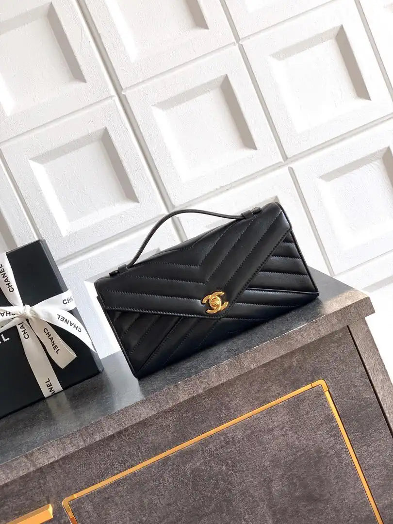 Chanel AS9100 26X Series Clutch Bag AS6646 Black