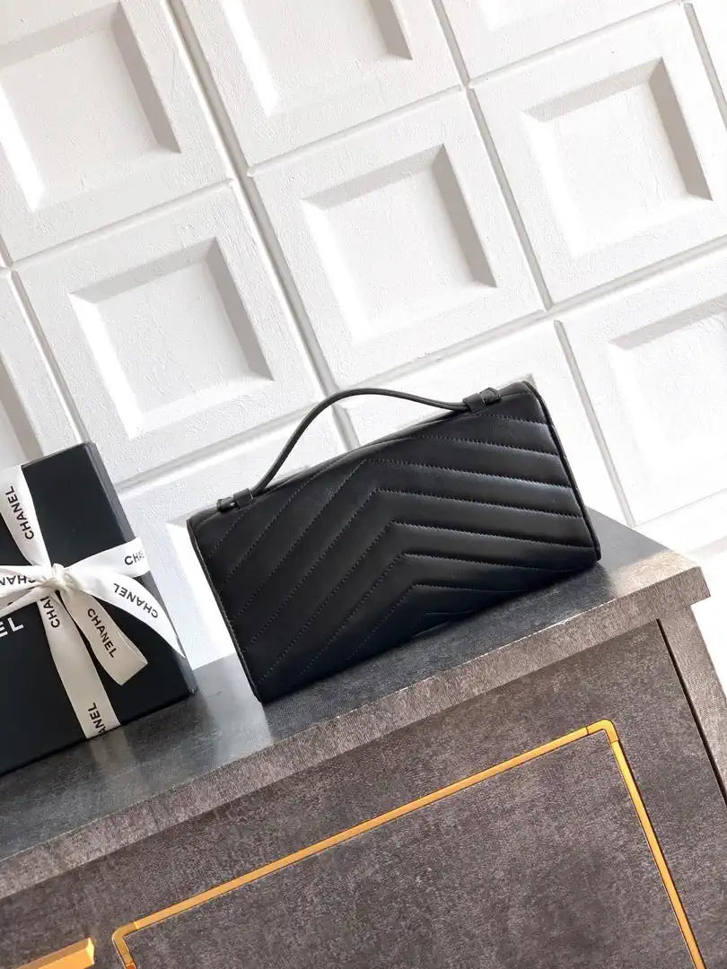 Chanel AS9100 26X Series Clutch Bag AS6646 Black
