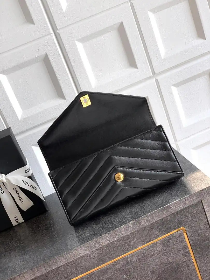 Chanel AS9100 26X Series Clutch Bag AS6646 Black