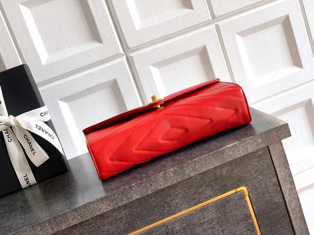 Chanel AS9100 26X Series Clutch Bag AS6646 Red