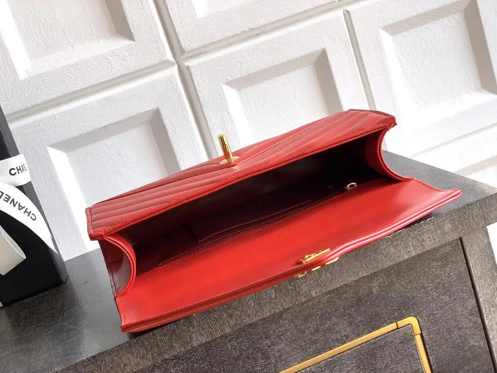 Chanel AS9100 26X Series Clutch Bag AS6646 Red