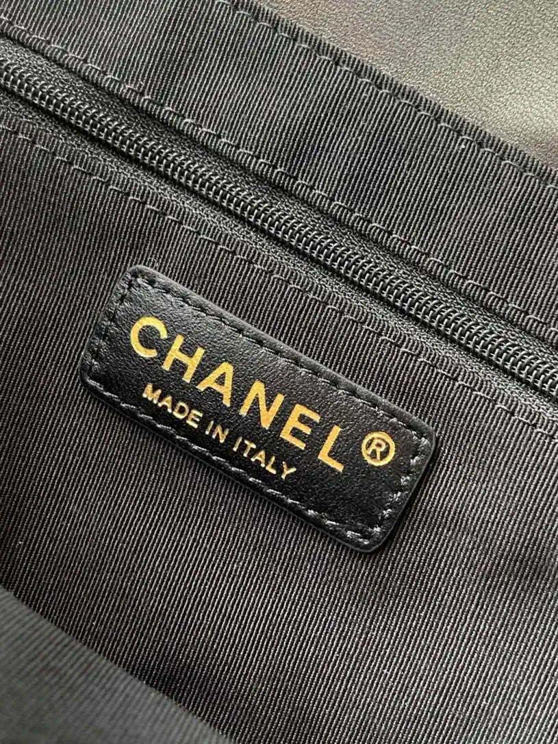 Chanel AS9904 Vegetable basket Shopping Bag Calfskin Nature As5951