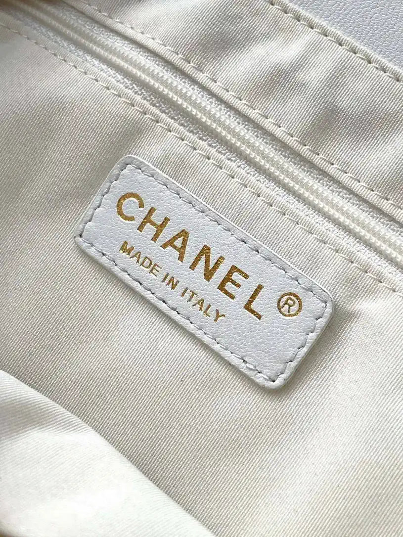 Chanel AS9904 Vegetable basket Shopping Bag Calfskin Nature As5951