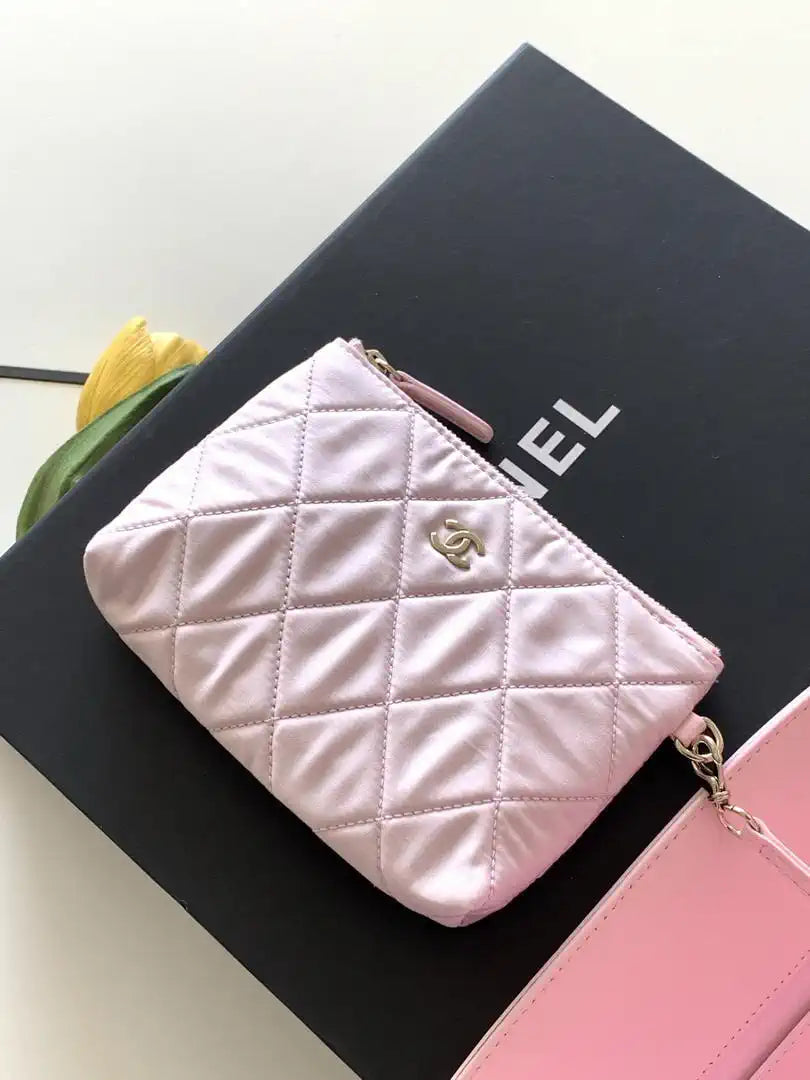 Chanel AS9906 Vegetable basket Shopping Bag Calfskin  Pink As5951