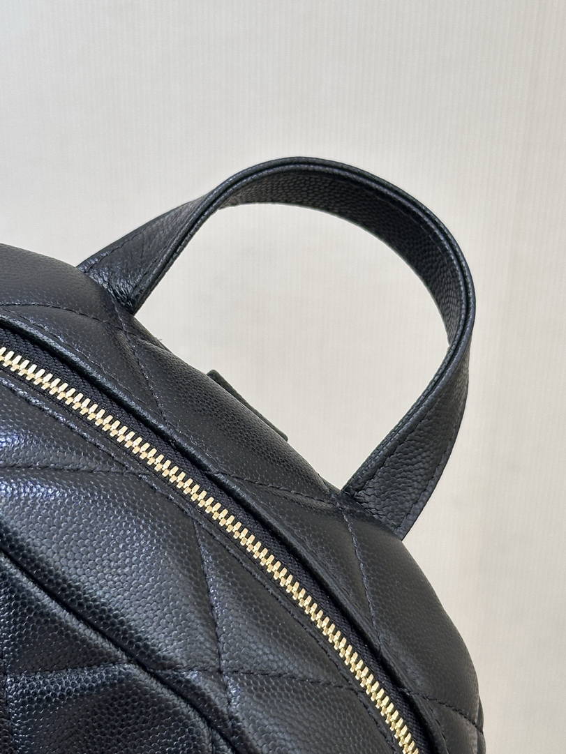 Chanel Backpack Calfskin & Gold-Tone Metal AS5793 Black