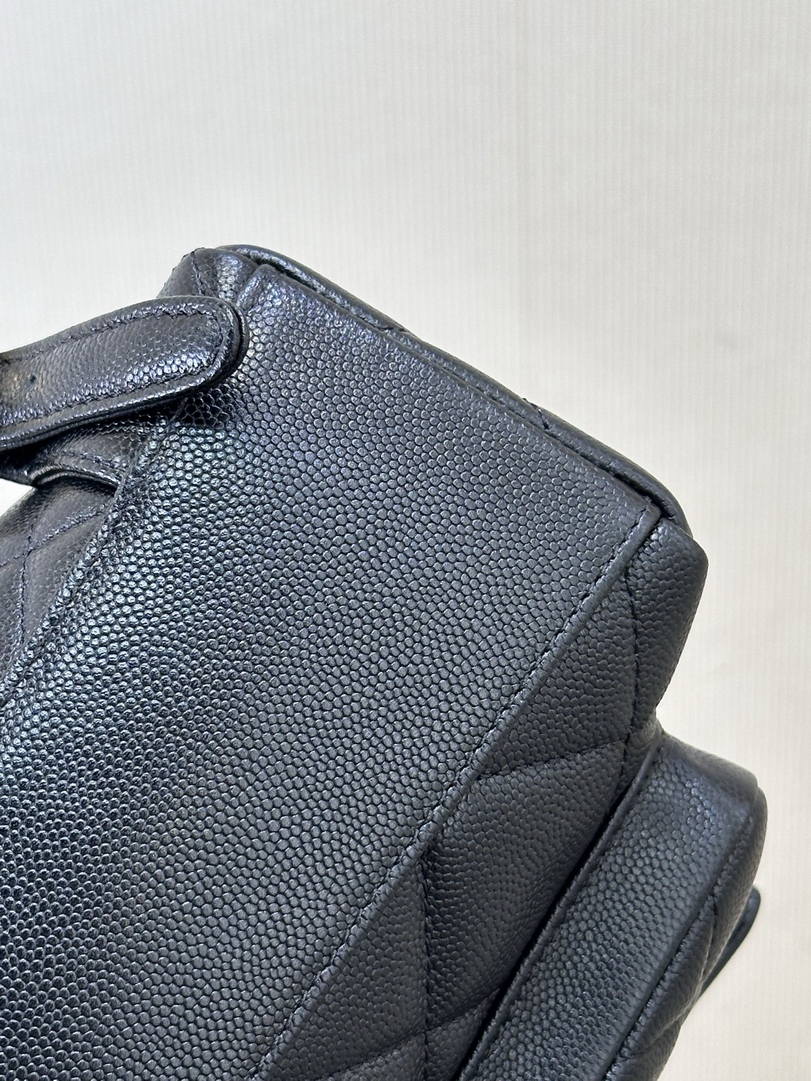 Chanel Backpack Calfskin & Gold-Tone Metal AS5793 Black