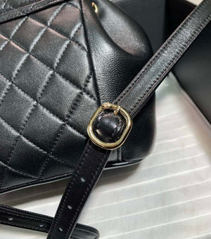 Chanel Backpack Duma Black Lambskin CC AS2908 Gold - Default Title - View 6