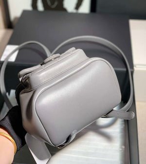 Chanel Backpack Duma Gray Lambskin CC AS2908 Gold - Default Title - View 8