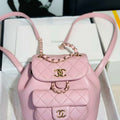 Chanel Backpack Duma Pink Lambskin CC AS2908 Gold - Default Title - View 1
